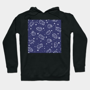 Tardigrades in Space (blue) Hoodie